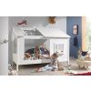 Bílá dřevěná dětská postel Vipack Housebed 90 x 200 cm s otevřenou střechou -fv-interier-25