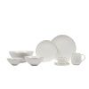 Bílá porcelánová miska Kave Home Taisia 24,5 cm