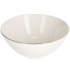 Bílá porcelánová miska Kave Home Taisia 24,5 cm