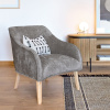 Hnědý látkový koberec Kave Home Brunilda 160 x 230 cm -fv-interier-25