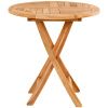 Teakový zahradní bistro stolek Koby 70 cm