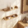 Set dvou teakových nástěnných polic Kave Home Shamel 50 x 12 cm -fv-interier-25