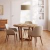 Hnědý akátový kulatý jídelní stůl Kave Home Nahla 120 cm -fv-interier-25