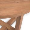 Hnědý akátový kulatý jídelní stůl Kave Home Nahla 90 cm -fv-interier-25