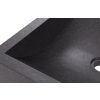 Černé hranaté terrazzo umyvadlo na desku Kave Home Delina 45 x 40 cm -fv-interier-25