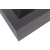 Černé hranaté terrazzo umyvadlo na desku Kave Home Kuveni 45 x 40 cm -fv-interier-25