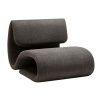 Šedé látkové lounge křeslo DAN-FORM Dubna