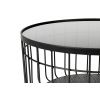 Černý skleněný kulatý konferenční stolek WLL Lance 80 cm -fv-interier-25