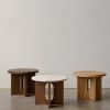 Ořechový odkládací stolek AUDO ANDROGYNE 50 cm s kamennou deskou -fv-interier-25