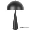 Černá kovová stolní lampa Agni