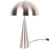 Stříbrná kovová stolní lampa Agni