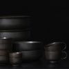 Set šesti tmavě hnědo šedých porcelánových talířů AUDO NEW NORM 21,5 cm -fv-interier-25
