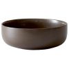 Tmavě hnědo šedá porcelánová miska MENU NEW NORM 21,5 cm