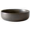 Tmavě hnědo šedá porcelánová miska MENU NEW NORM 25 cm