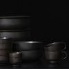 Set čtyř tmavě hnědo šedých porcelánových misek AUDO NEW NORM 10 cm -fv-interier-25