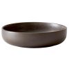 Tmavě hnědo šedá porcelánová miska MENU NEW NORM 13,5 cm