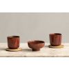 Set čtyř červeno hnědých keramických misek AUDO NEW NORM 12 cm -fv-interier-25