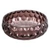 Purpurově hnědá skleněná miska Nulliana Ø 16 cm