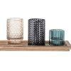 Set pěti modrých skleněných svícnů na tácu Bloomingville Sanga -fv-interier-25