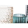 Set pěti modrých skleněných svícnů na tácu Bloomingville Sanga -fv-interier-25