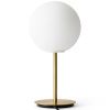 Matně opálově bílá skleněná stolní lampa MENU TR 41 cm