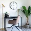 Zlatá kovová stojací lampa Aris 150 cm