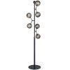 Skleněná stojací lampa Atom 155 cm