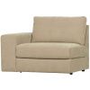 Pískově hnědý látkový koncový modul Flaireen 115 cm, levý