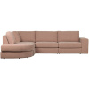 Růžový látkový středový modul Flaireen 90 cm