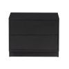 Černý borovicový TV stolek Frederica 50 x 39,5 cm