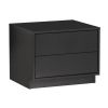 Černý borovicový TV stolek Frederica 50 x 39,5 cm