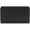Černý borovicový TV stolek Frederica 75 x 39,5 cm