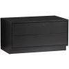 Černý borovicový TV stolek Frederica 75 x 39,5 cm