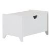 Bílá lakovaná komoda na úložné boxy Kave Home Nunila 78 x 40 cm