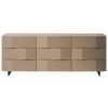 Kávově hnědá komoda Marco Barotti Linea Diamond 180 x 45 cm