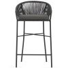 Černá pletená barová židle Kave Home Yanet 80 cm -fv-interier-25