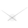 Stříbrné nástěnné hodiny Pointer 28 cm