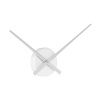 Stříbrné nástěnné hodiny Pointer 28 cm