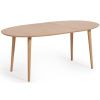 Dubový rozkládací jídelní stůl Kave Home Oqui 140-220 x 90 cm
