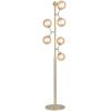 Skleněná stojací lampa Atom 155 cm