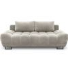 Světle šedá čalouněná trojmístná rozkládací pohovka Windsor & Co Cirrus 215 cm -fv-interier-25