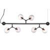 Skleněné závěsné světlo Atom 80 cm
