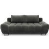 Tmavě šedá čalouněná trojmístná rozkládací pohovka Windsor & Co Cirrus 215 cm -fv-interier-25