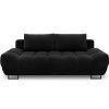 Černá čalouněná trojmístná rozkládací pohovka Windsor & Co Cirrus 215 cm -fv-interier-25