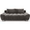 Tmavě hnědá sametová trojmístná rozkládací pohovka Windsor & Co Cirrus 215 cm -fv-interier-25