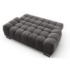Tmavě hnědá sametová trojmístná rozkládací pohovka Windsor & Co Cirrus 215 cm -fv-interier-25