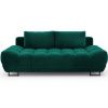 Lahvově zelená sametová trojmístná rozkládací pohovka Windsor & Co Cirrus 215 cm -fv-interier-25