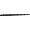 Černý dubový nástěnný věšák ROWICO MILFORD 80 cm