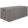 Šedý ochranný obal na zahradní stůl Kave Home Iria 210 x 110 cm