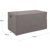 Šedý ochranný obal na zahradní stůl Kave Home Iria 170 x 110 cm -fv-interier-25